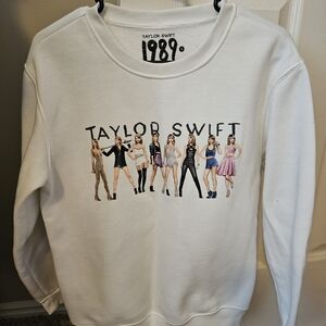 Taylor Swift 1989 White Sweatshirt